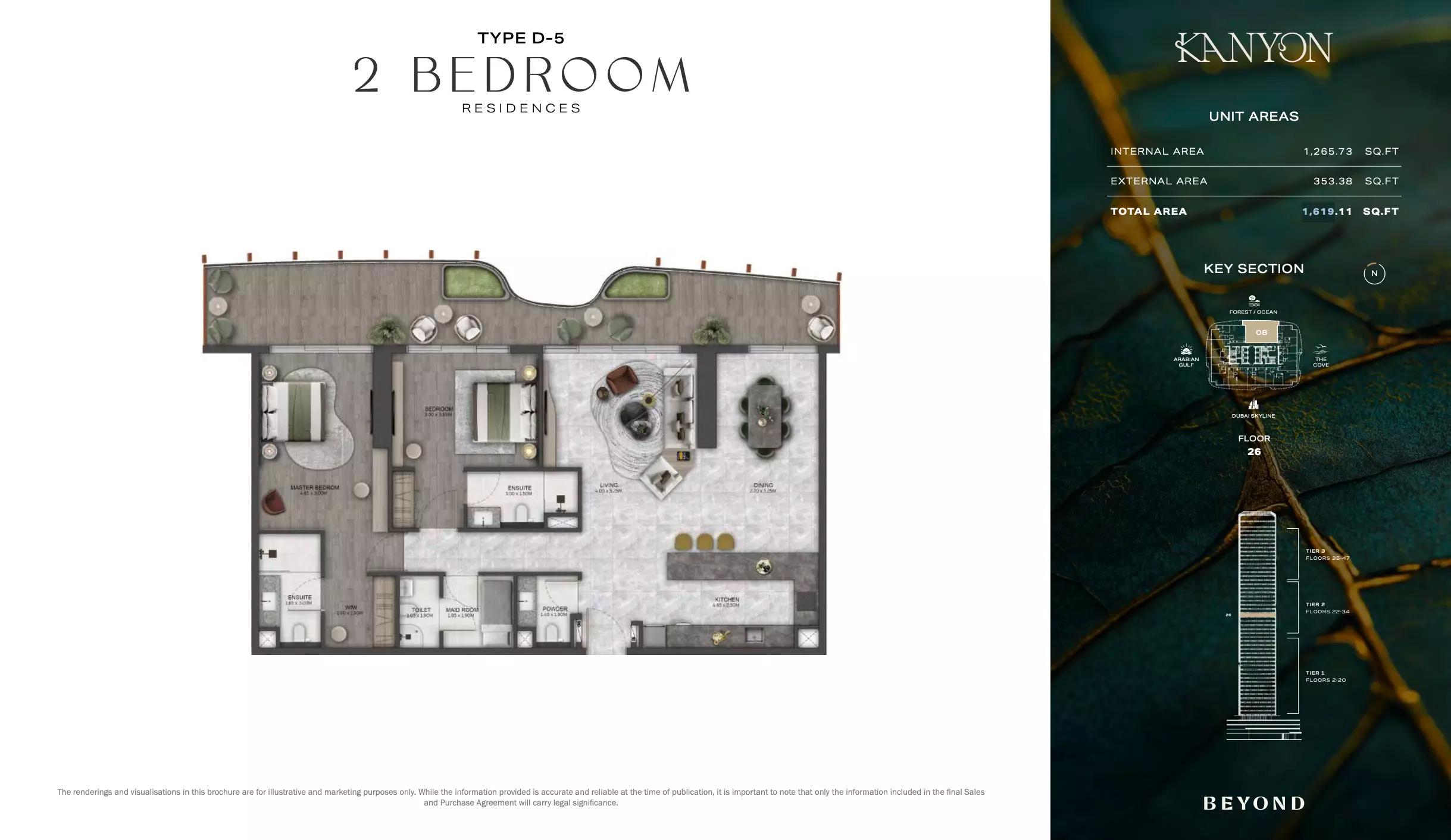 Floor plan Type D5