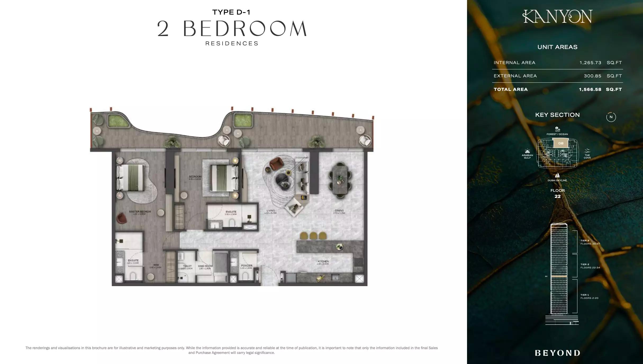 Floor plan Type D1