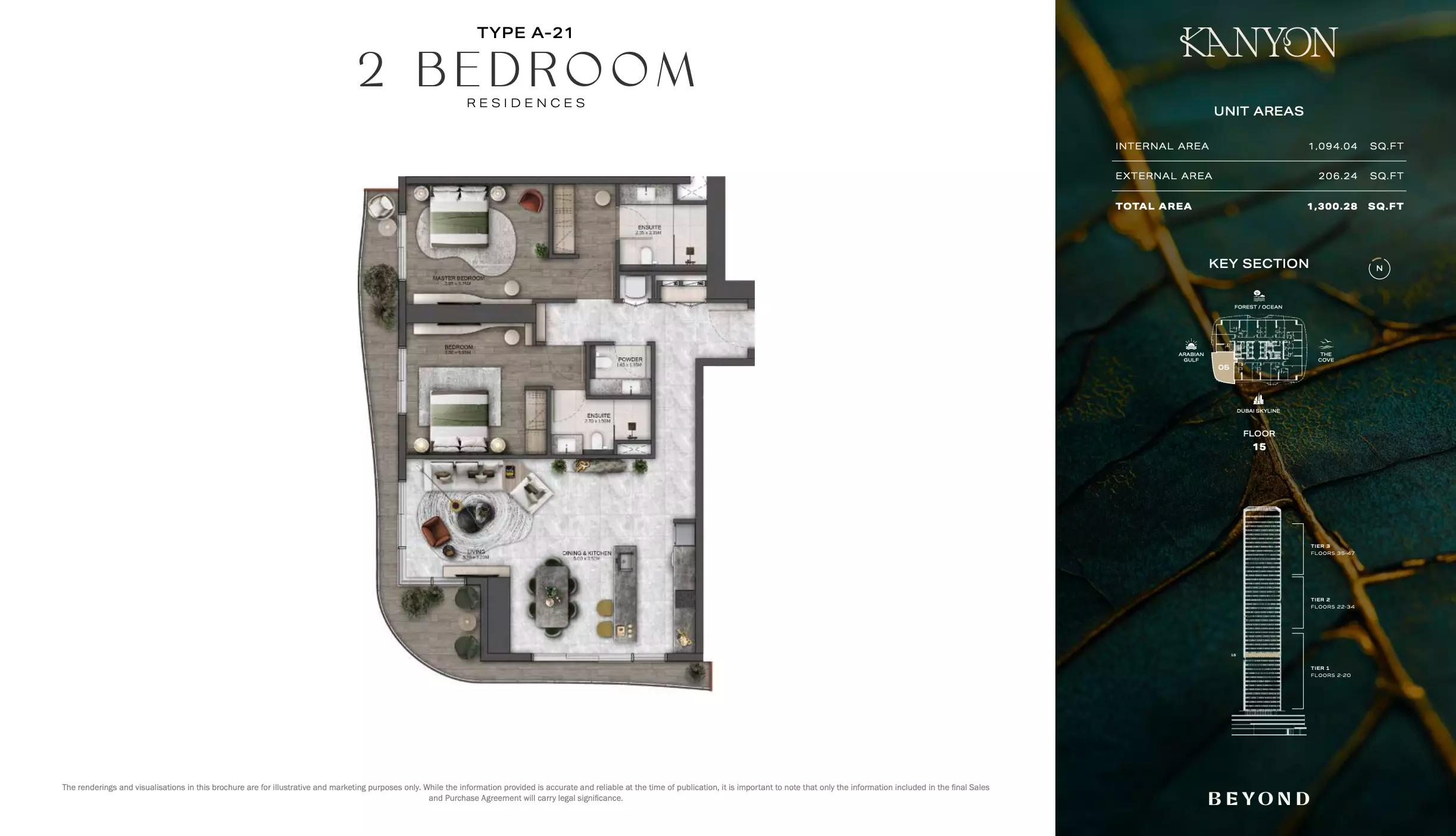 Floor plan Type A21