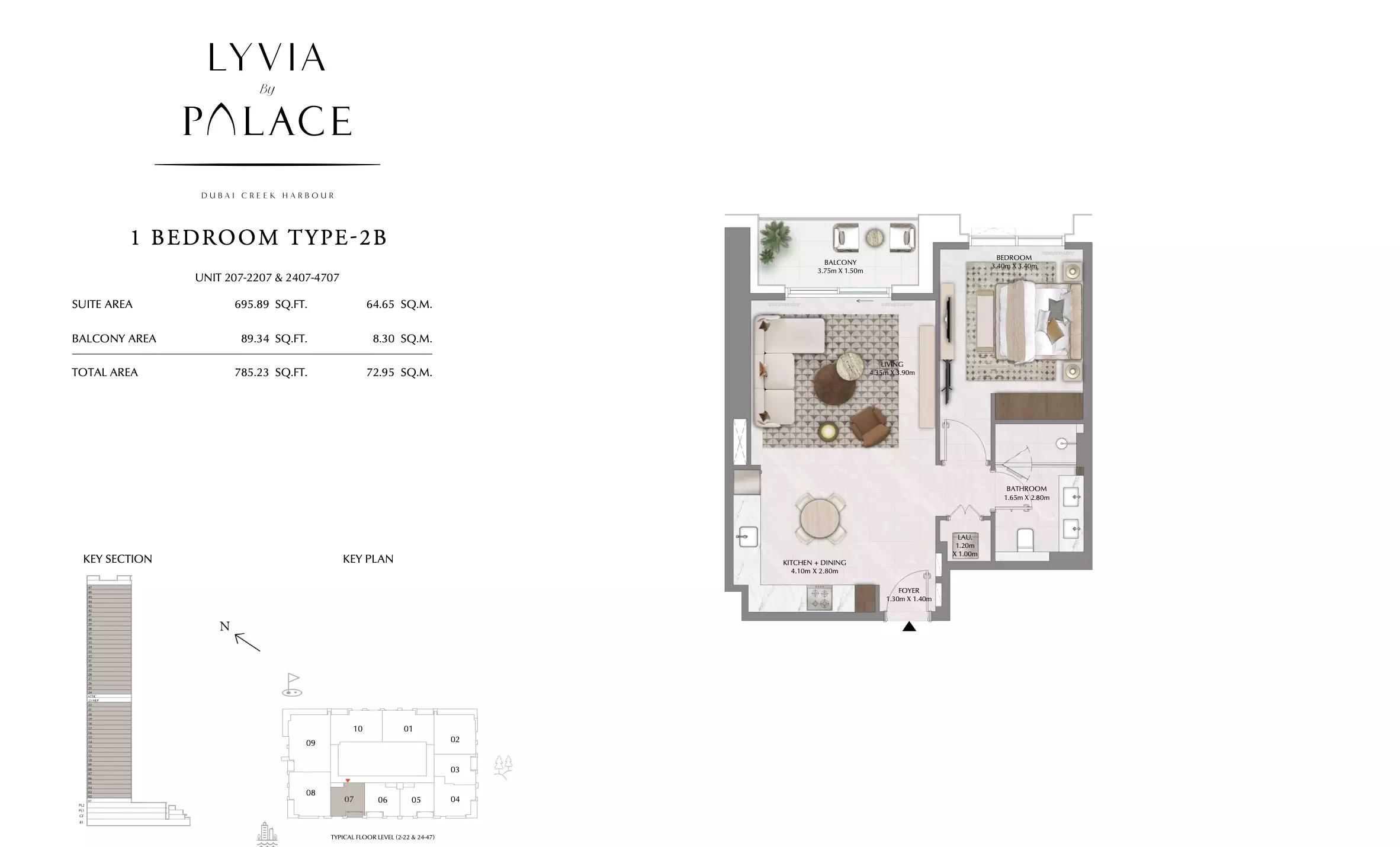Floor plan Type 2B