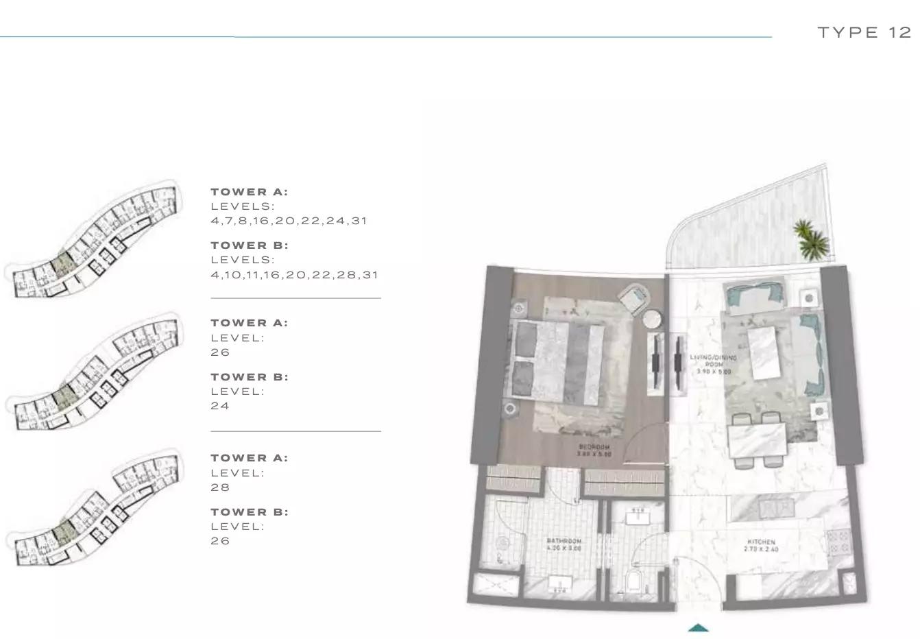 Floor plan Type 12