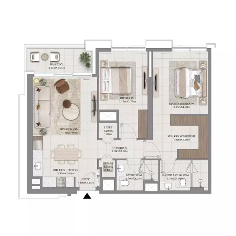 Floor plan Type G