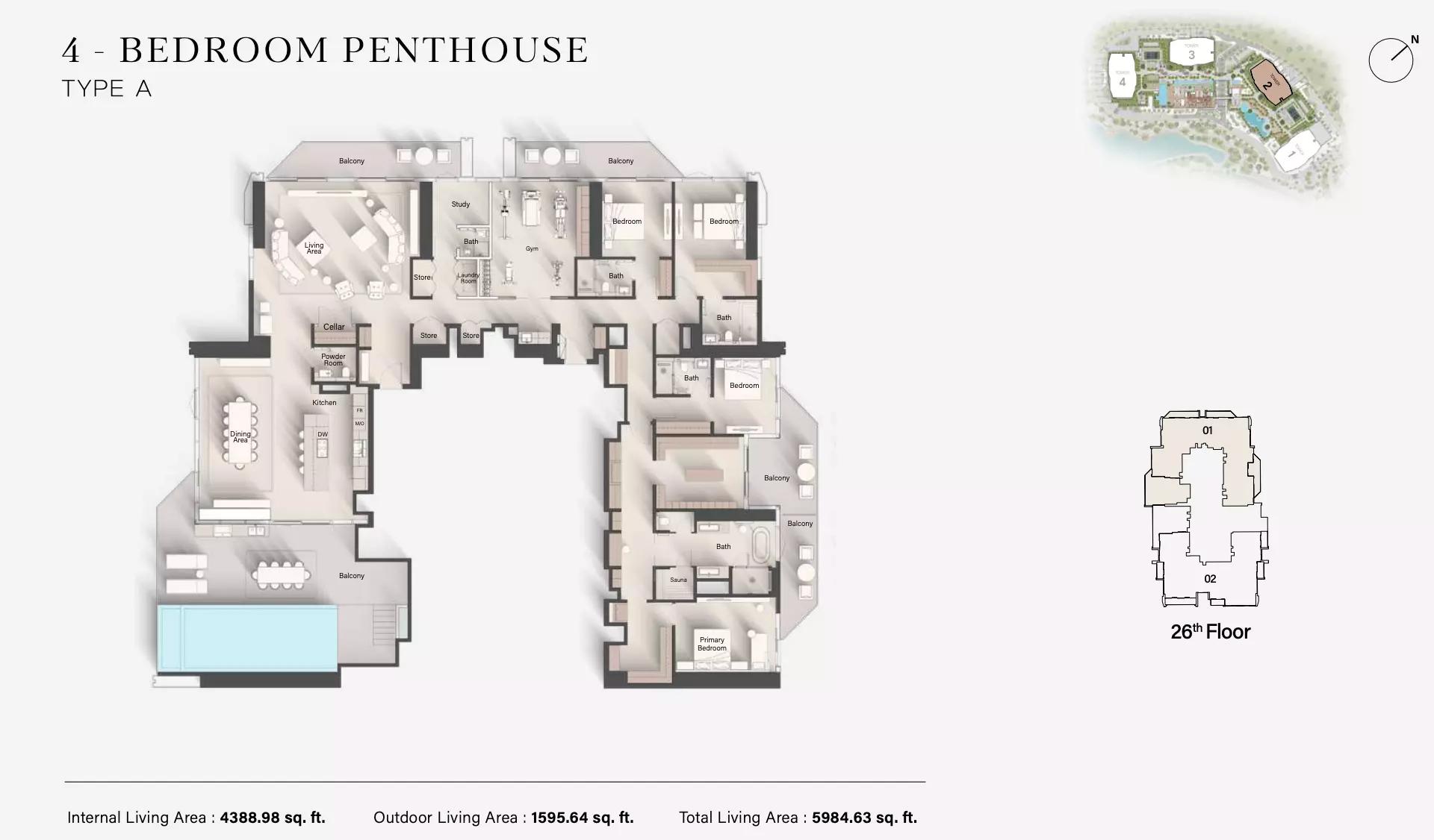 Floor plan Type A