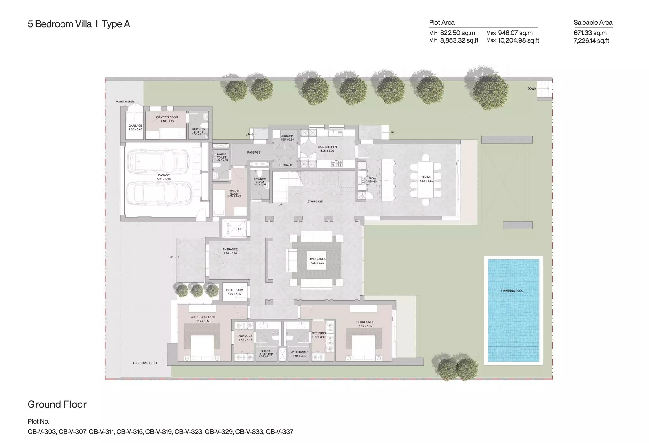 Floor plan Type A