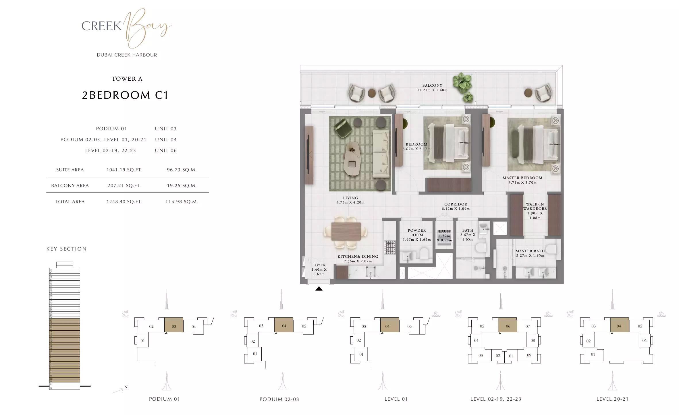 Floor plan Type C1