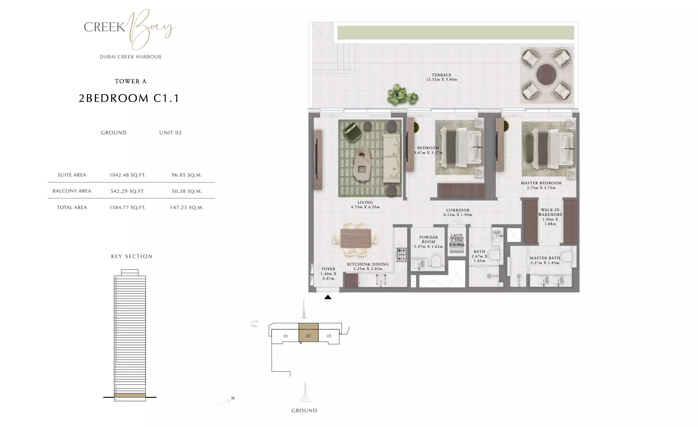 Floor plan Type C1.1