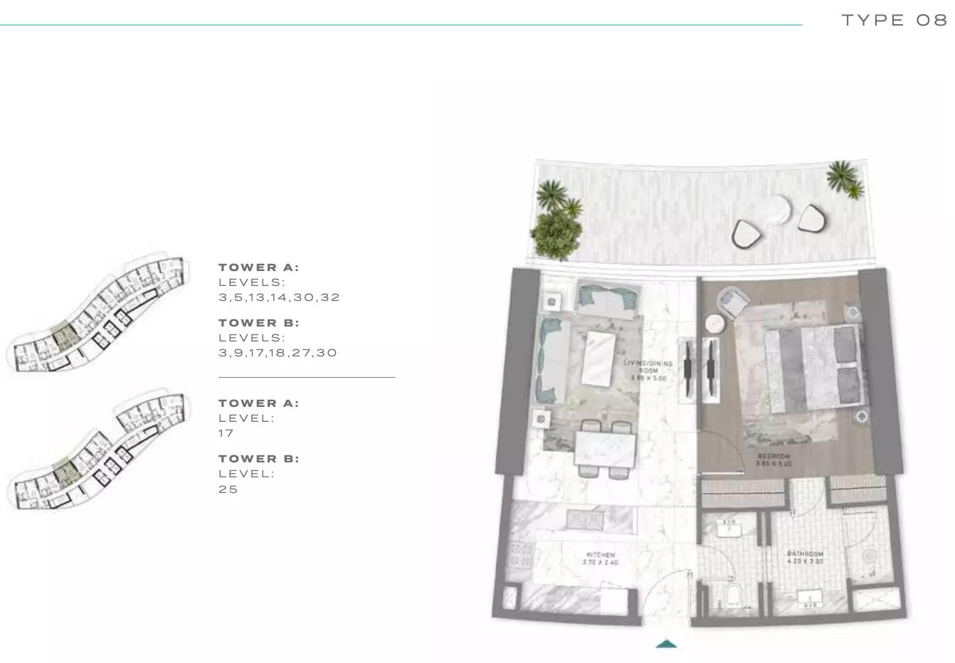 Floor plan Type 08