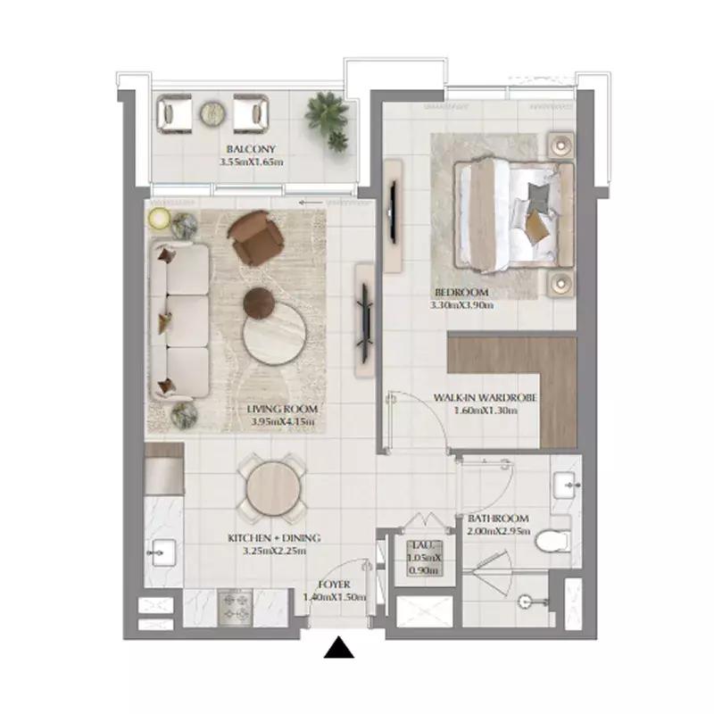 Floor plan Type 2-4-425