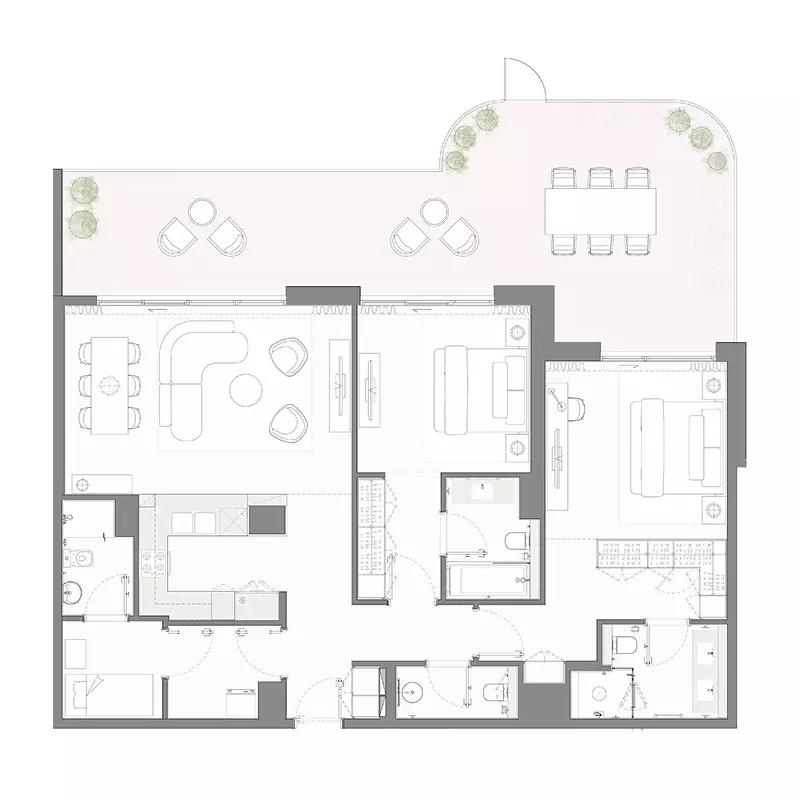 Floor plan Type A