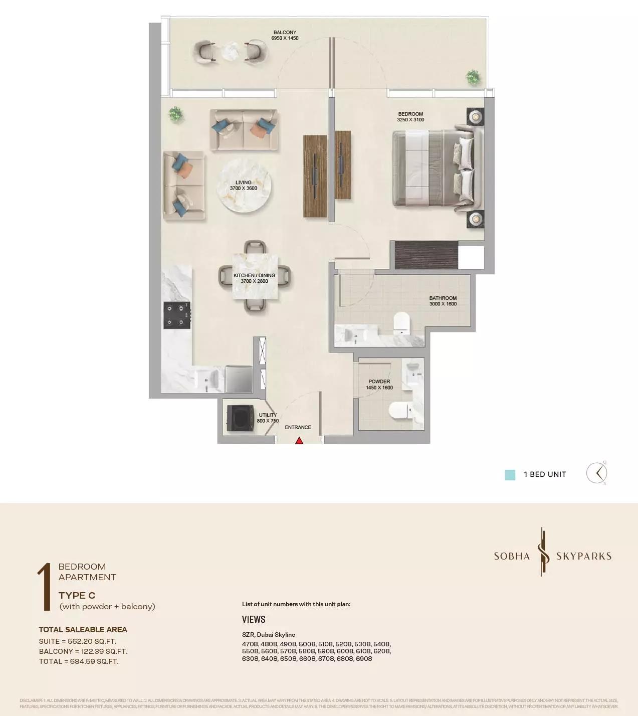 Floor plan Type C