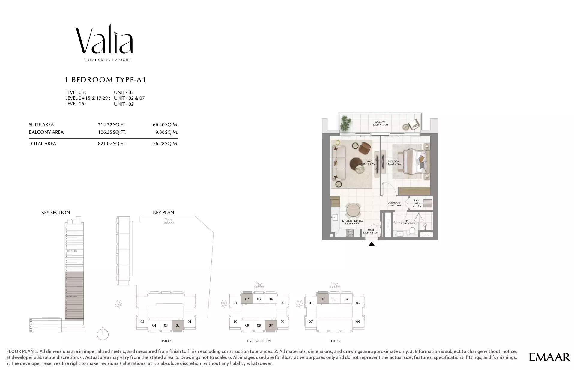 Floor plan Type A1