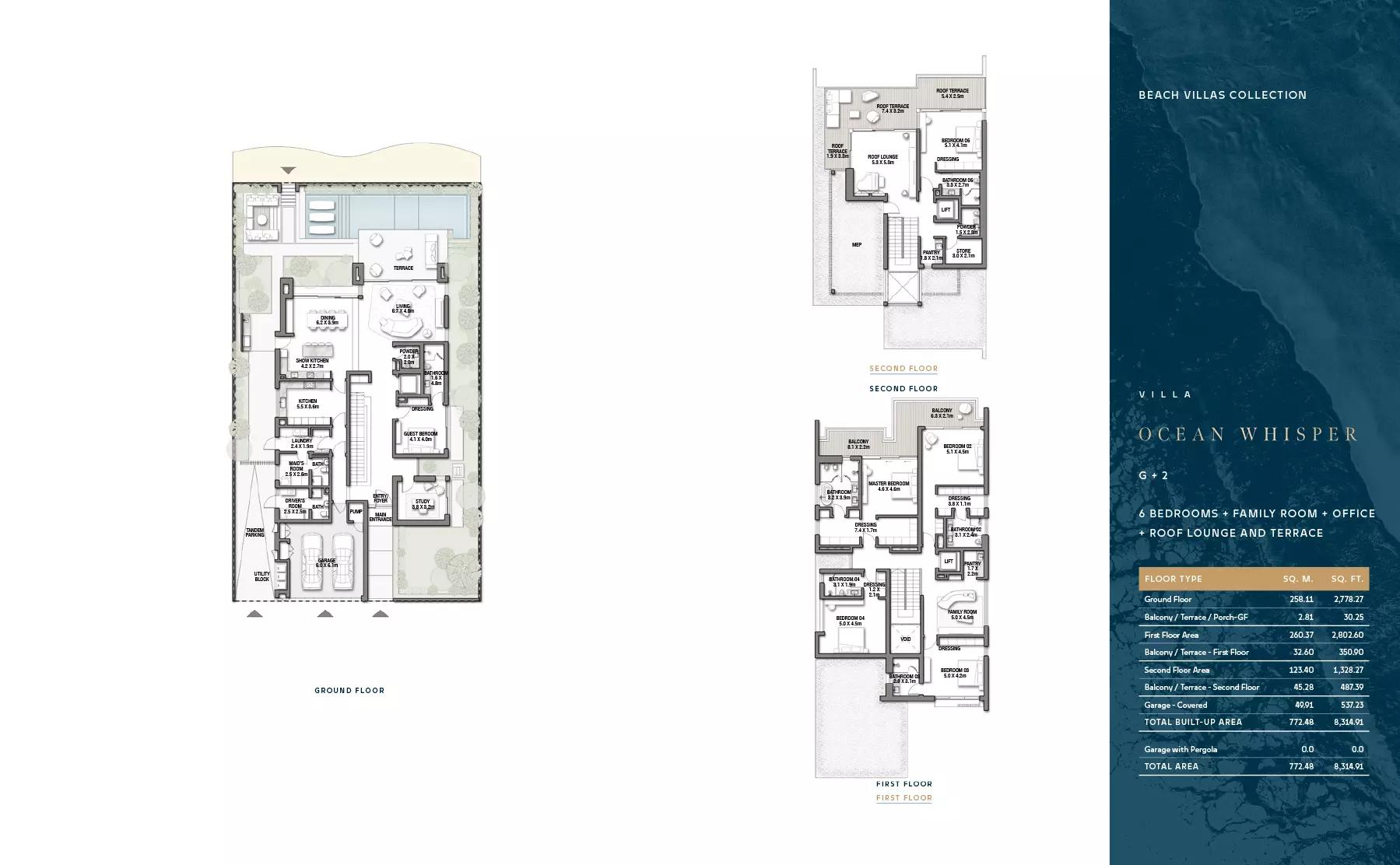 Floor plan Ocean Whisper