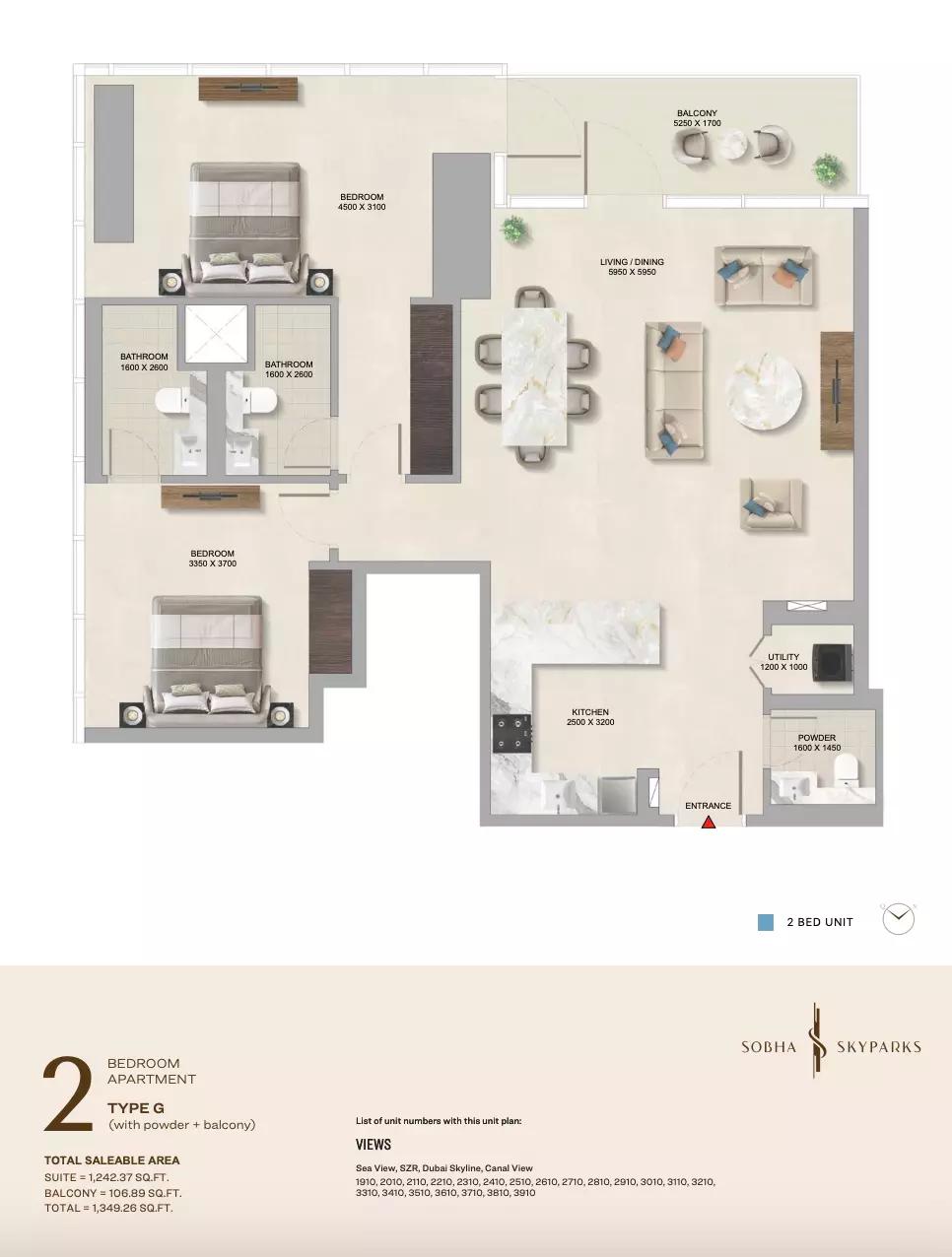 Floor plan Type G