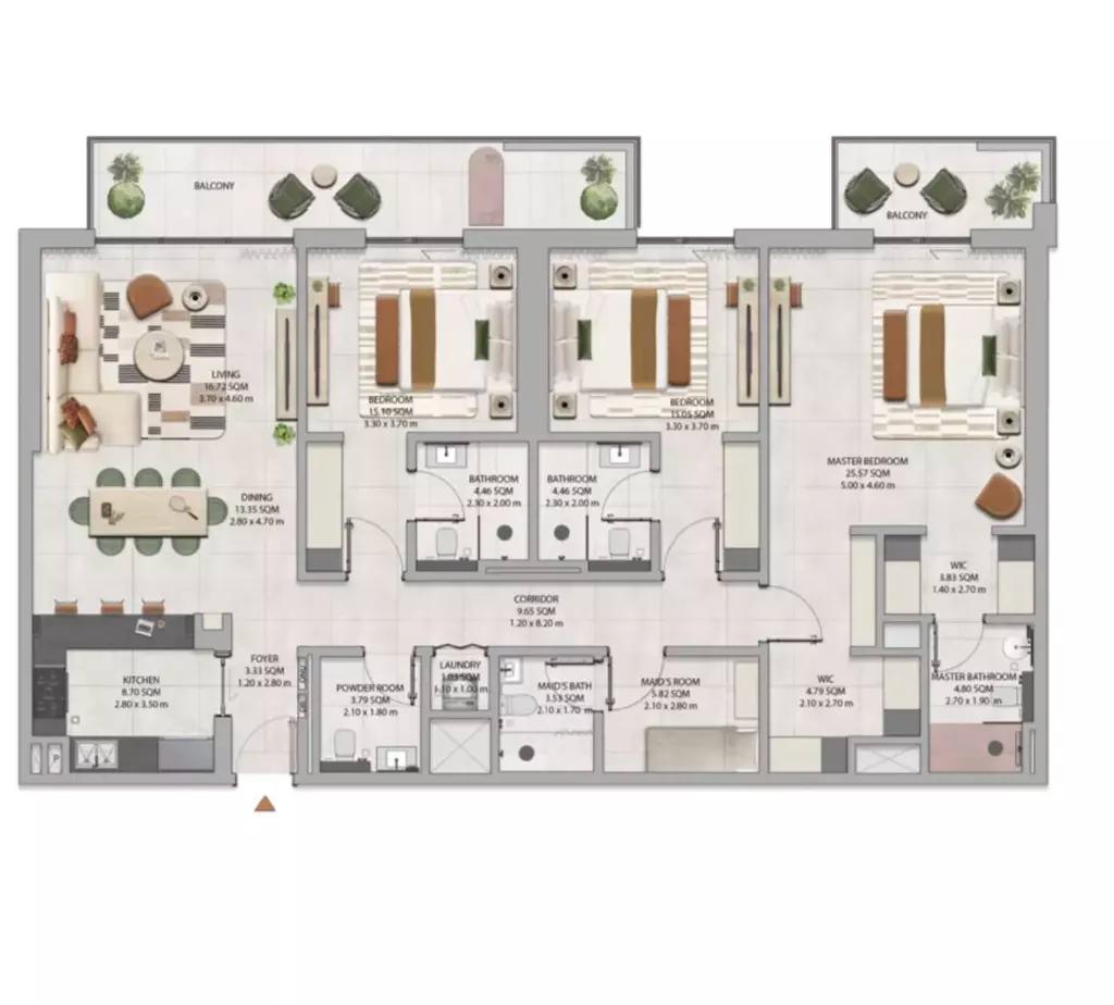 Floor plan Type A
