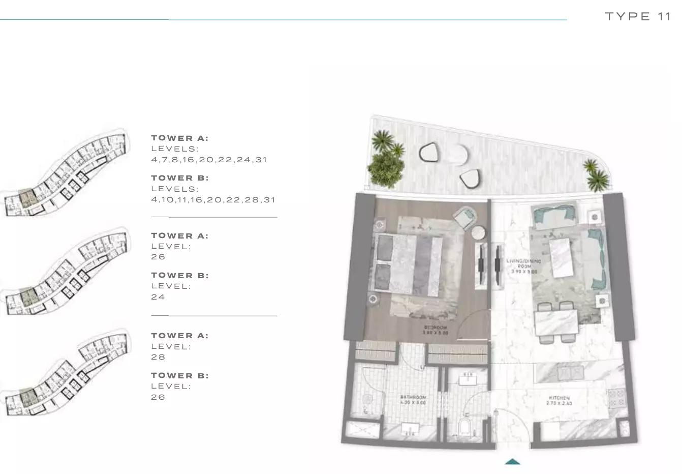 Floor plan Type 11