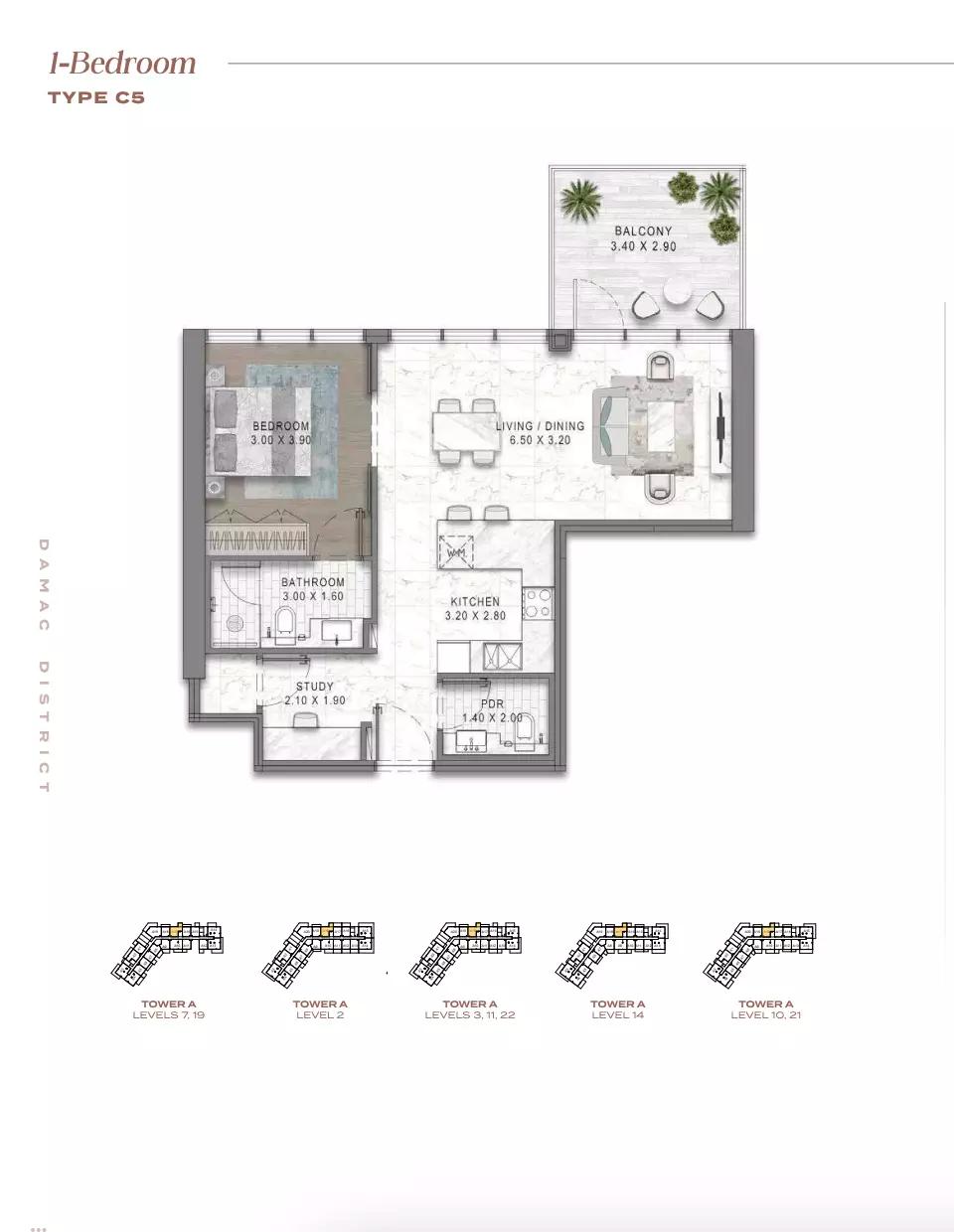 Floor plan Type C5-Tower A