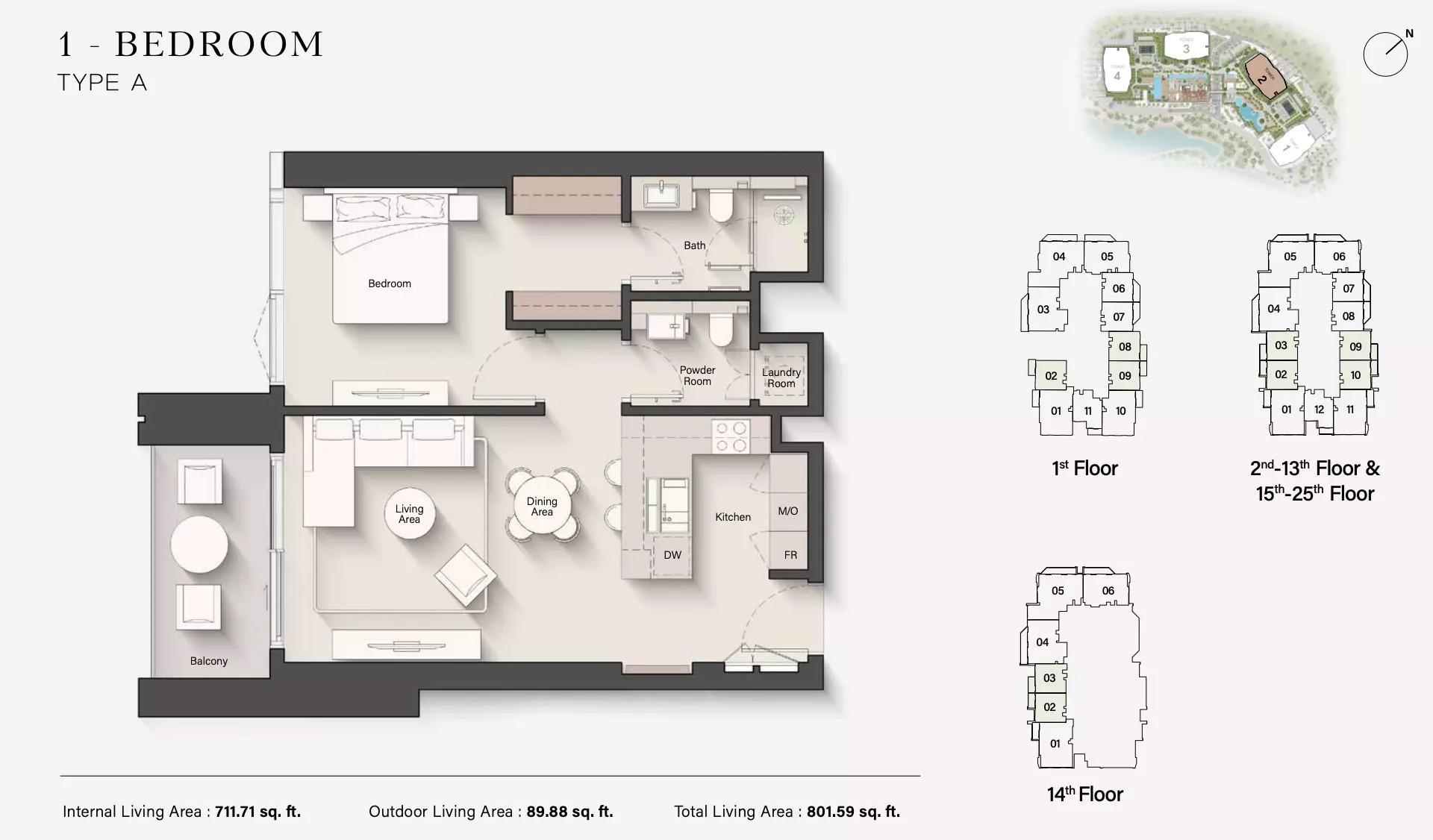 Floor plan Type A
