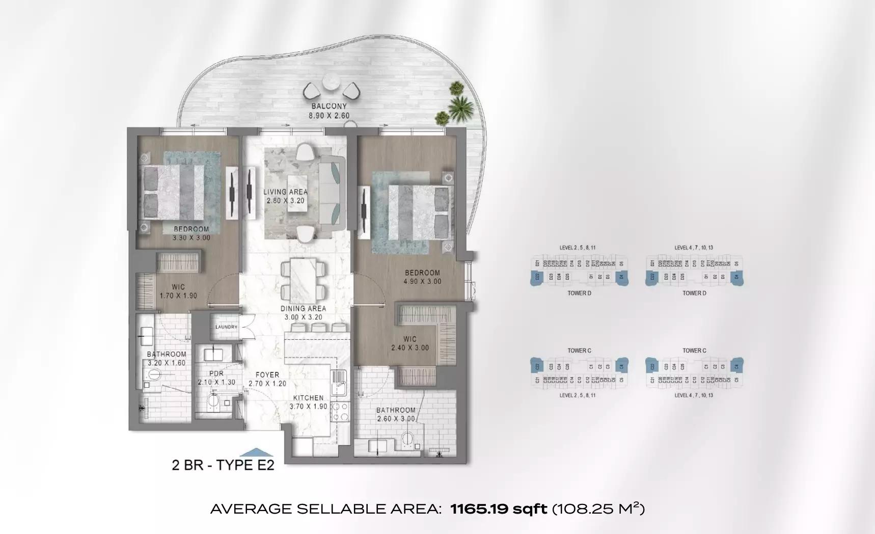 Floor plan Type E2