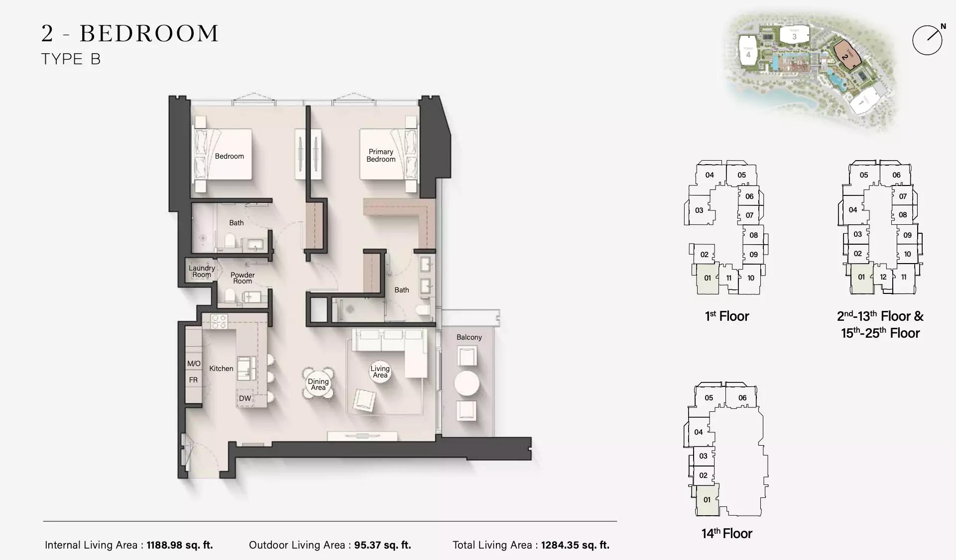 Floor plan Type B
