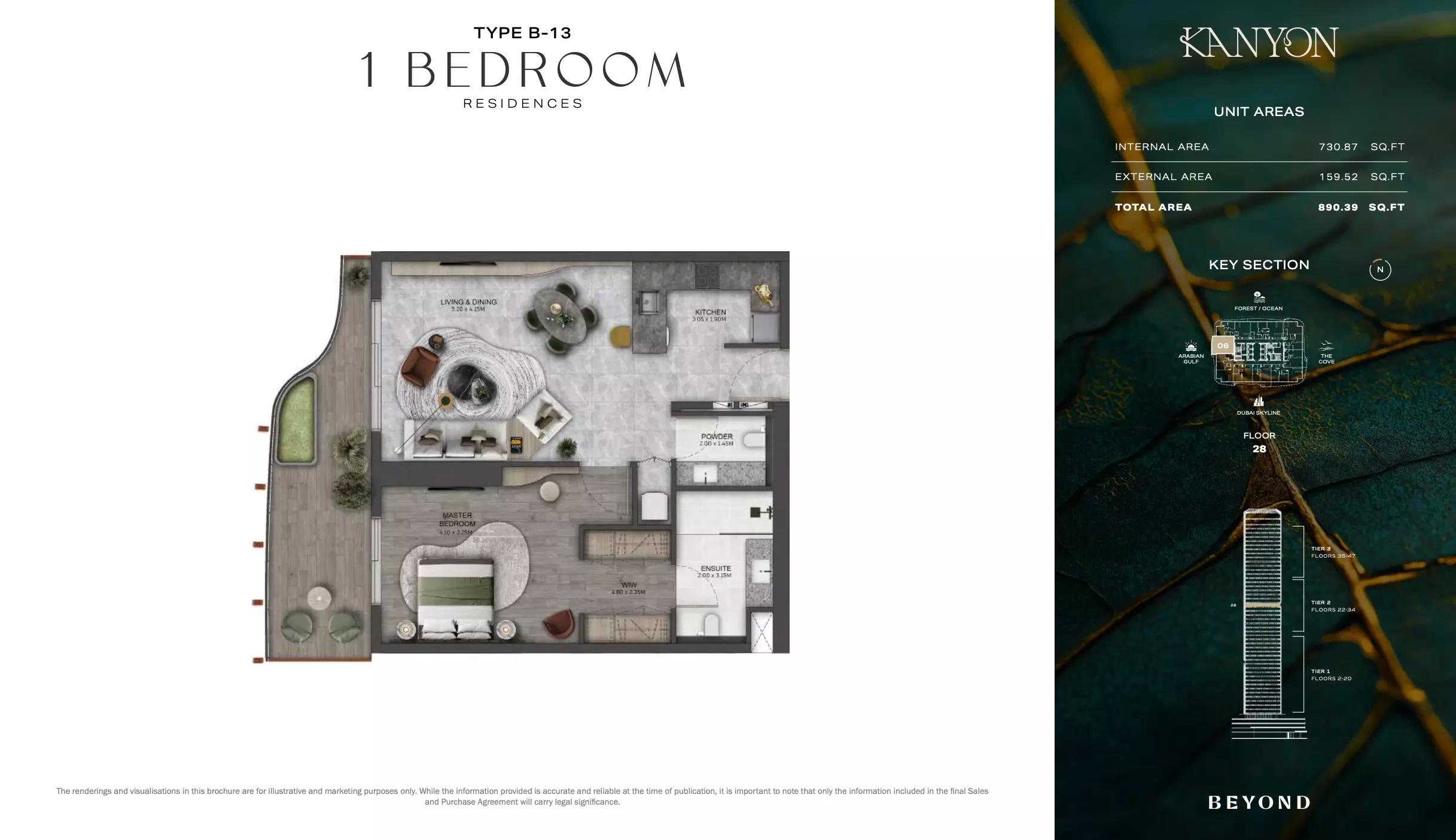 Floor plan Type B13