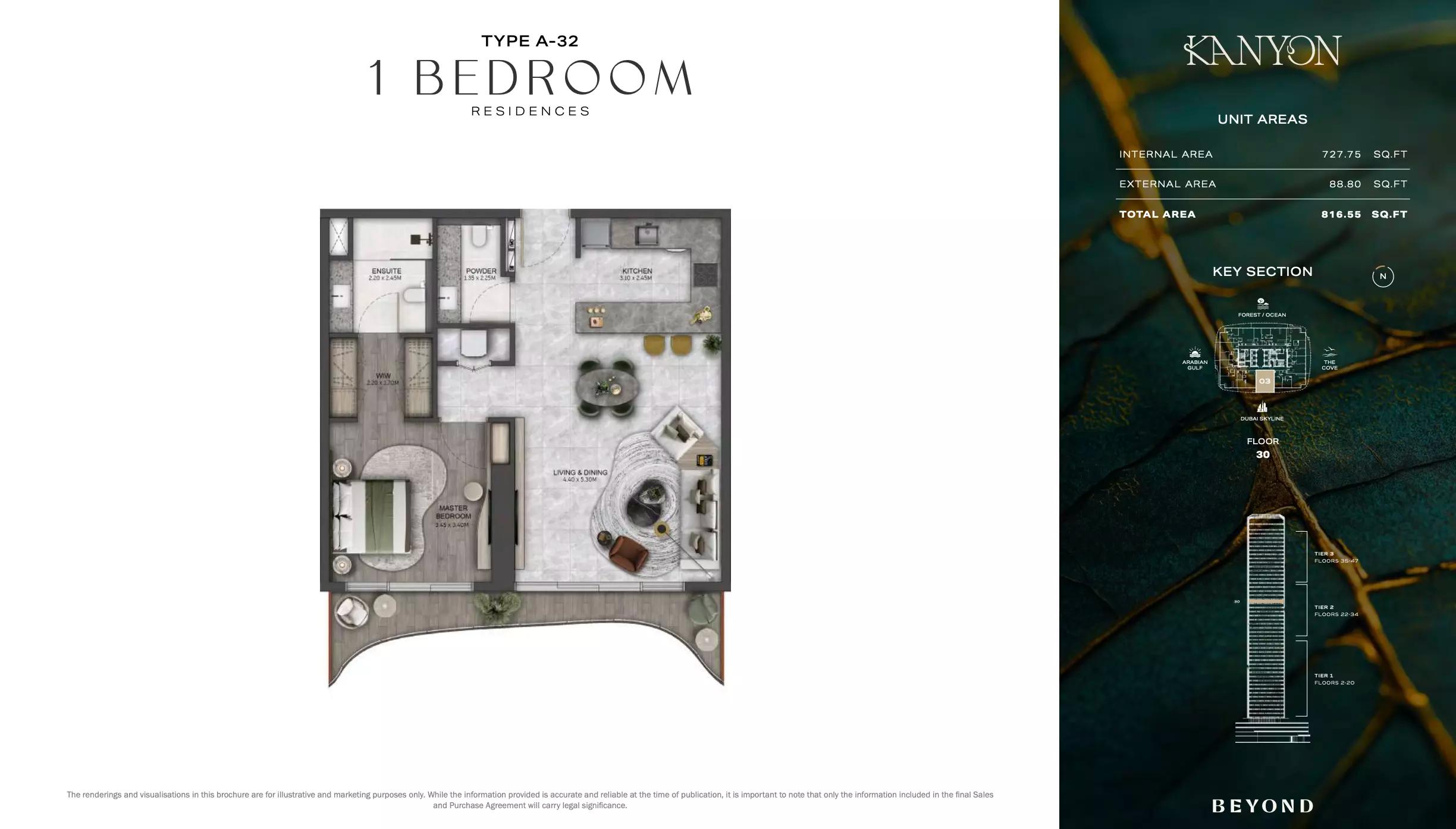 Floor plan Type A32