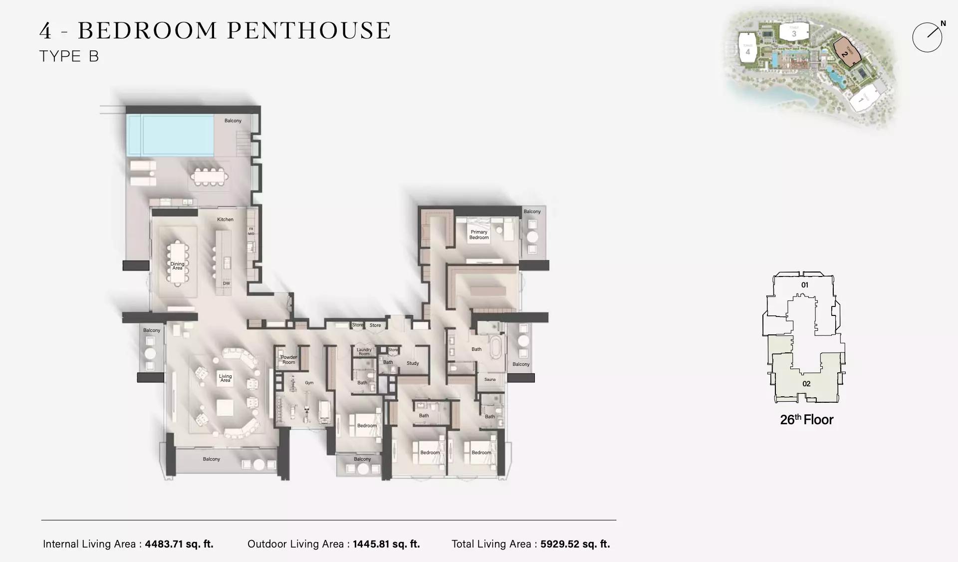 Floor plan Type B