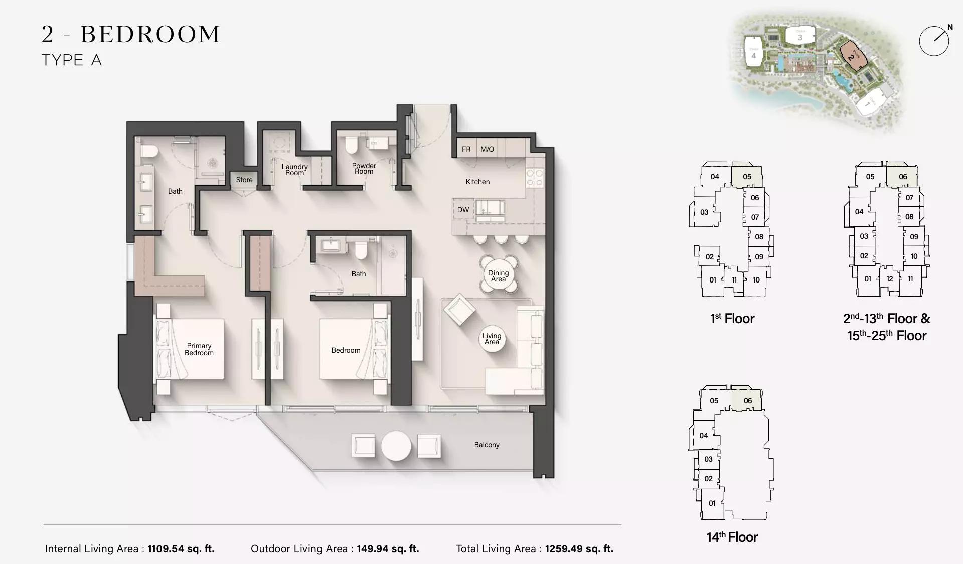 Floor plan Type A