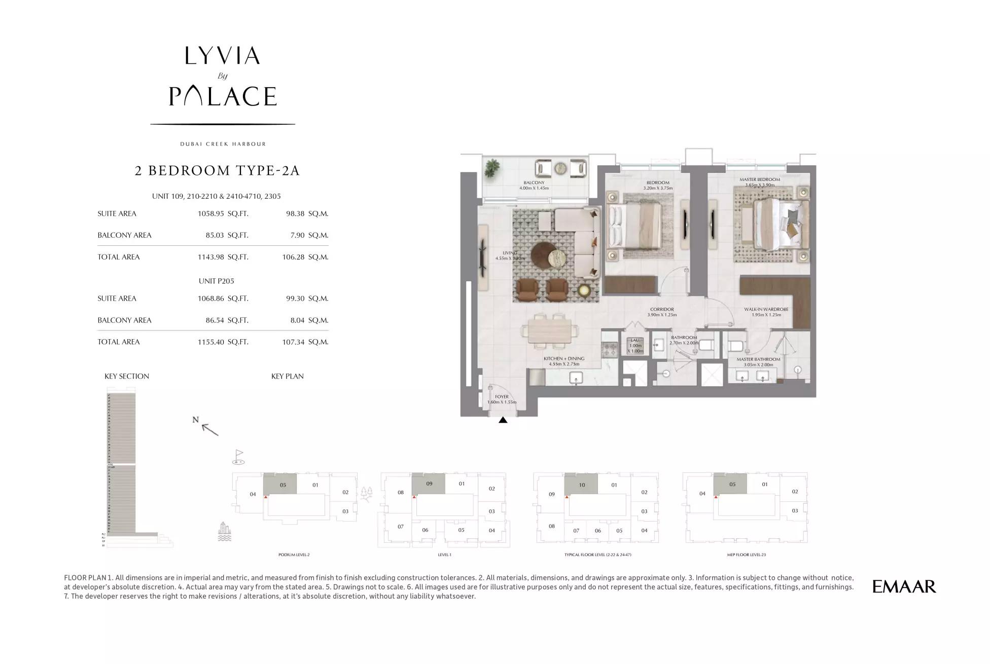 Floor plan Type P2-P205