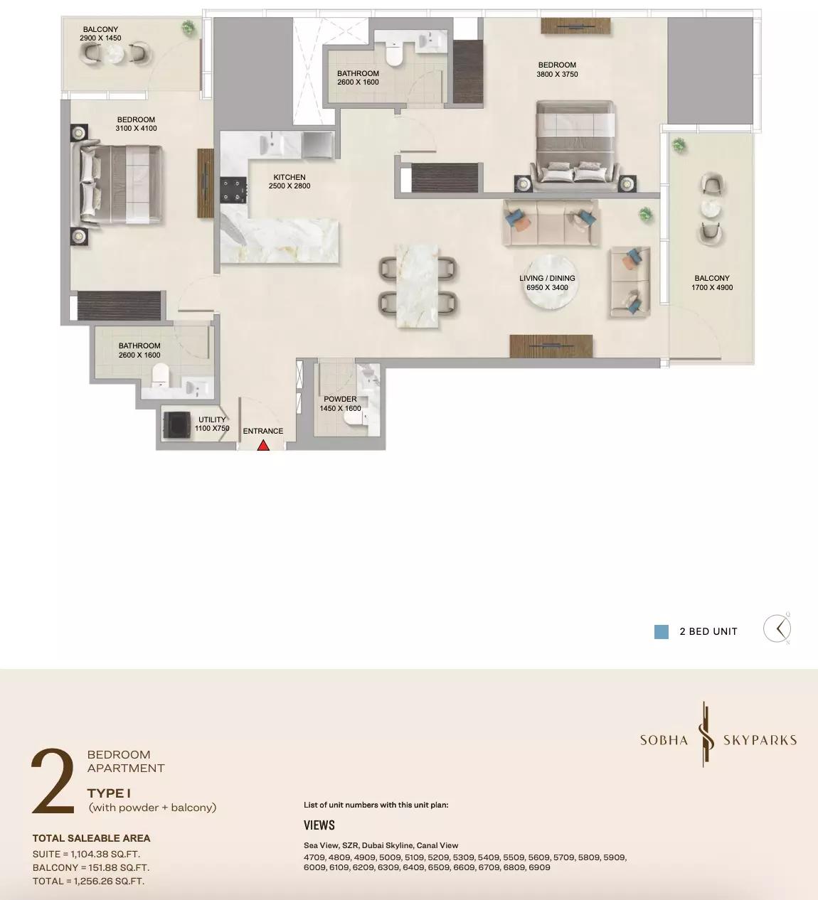 Floor plan Type I