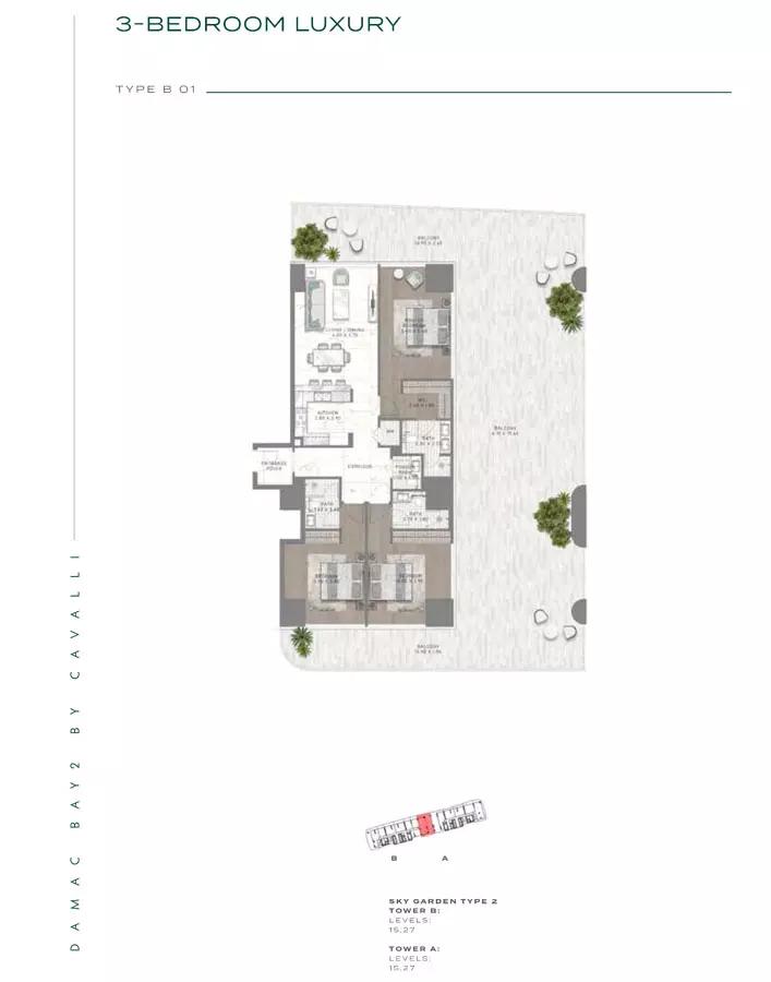 Floor plan Type B 01