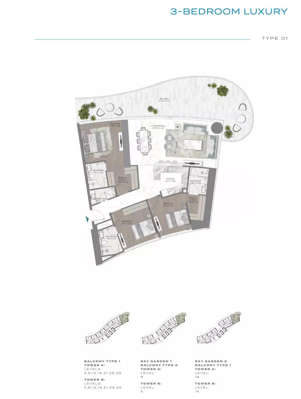 Floor plan Type 01