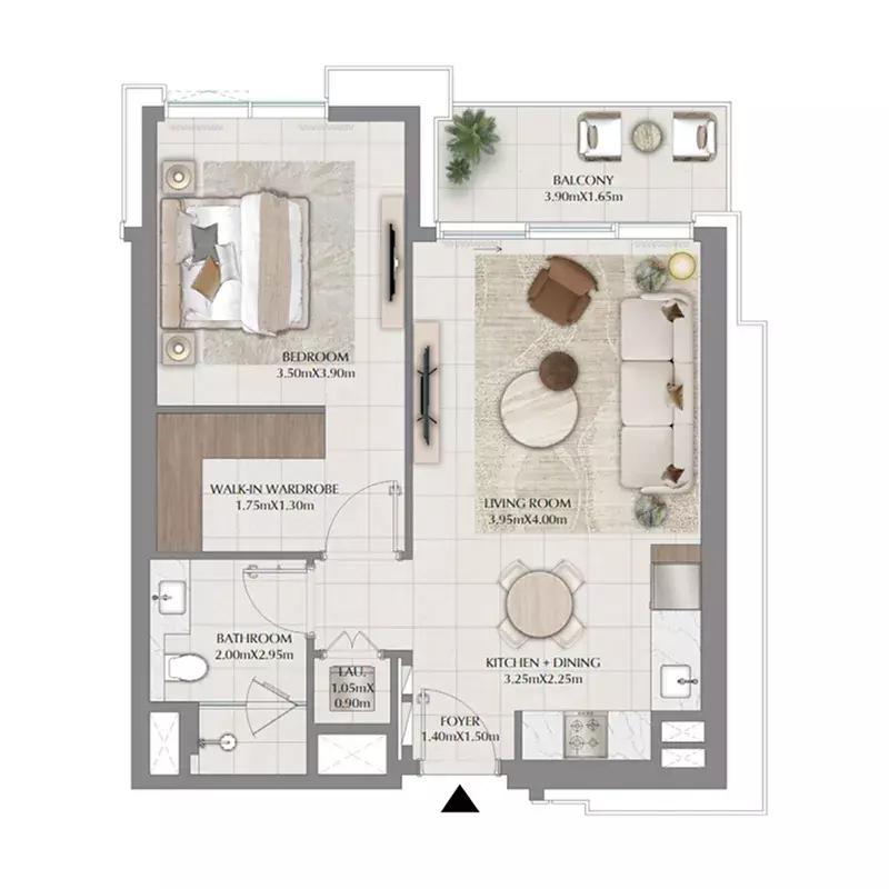 Floor plan Type 1-9-916