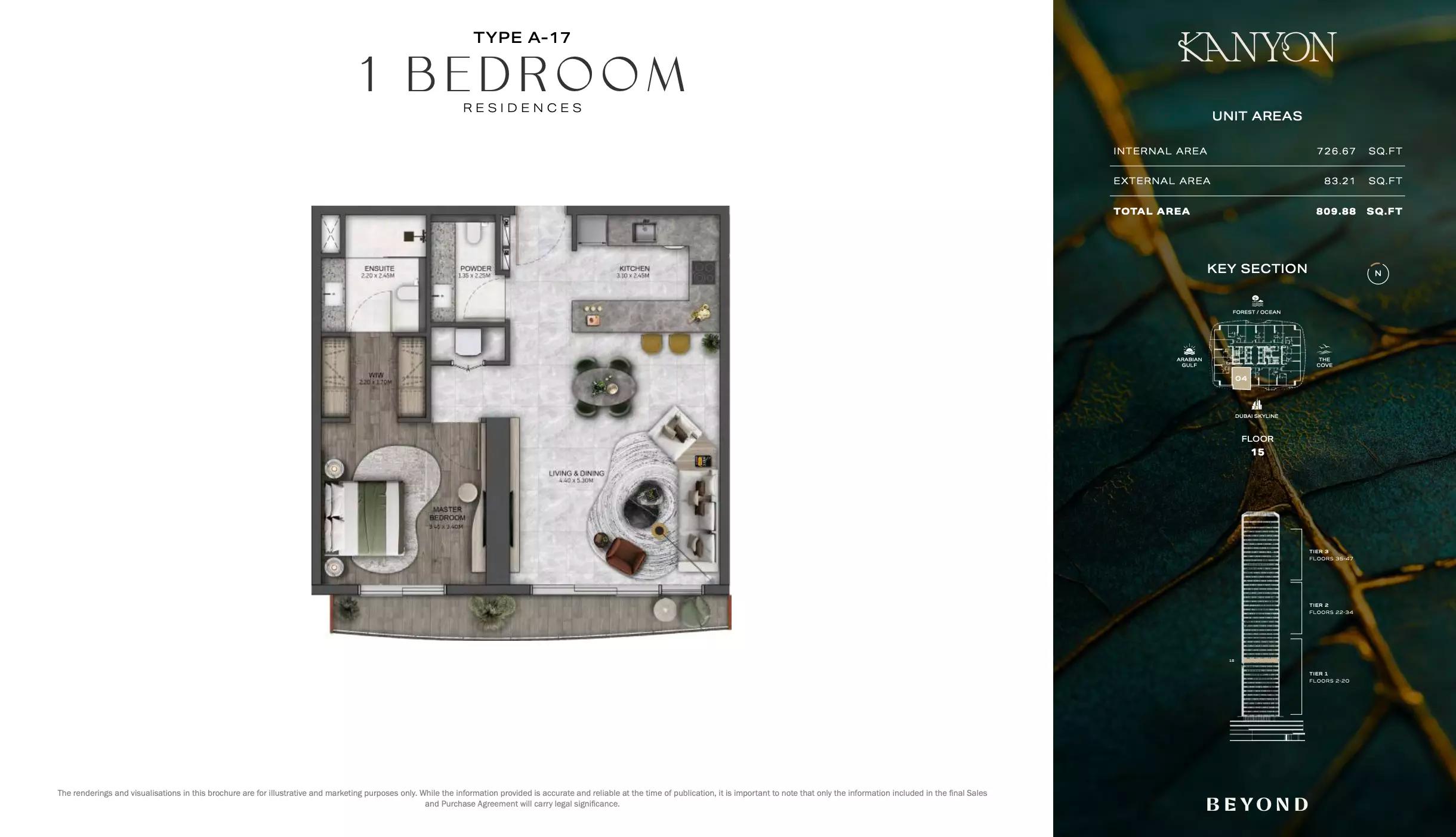 Floor plan Type A17