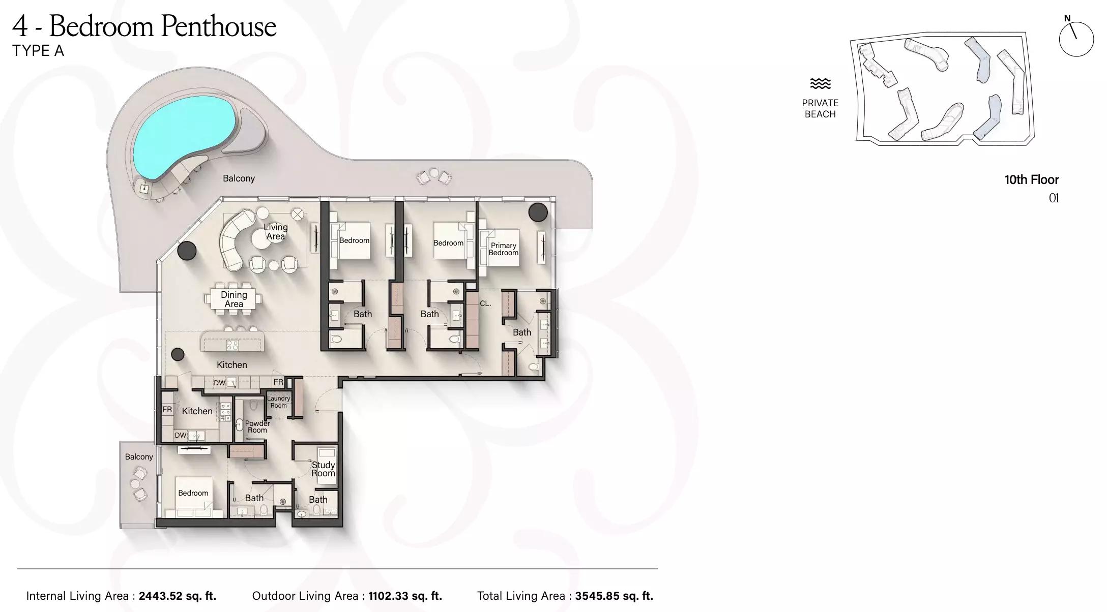 Floor plan Type A