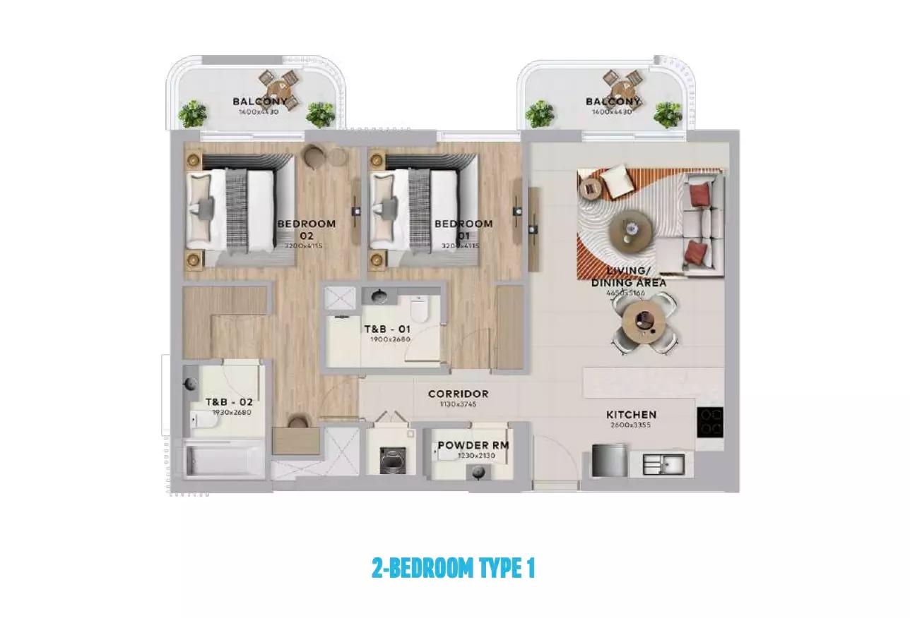 Floor plan Type 1