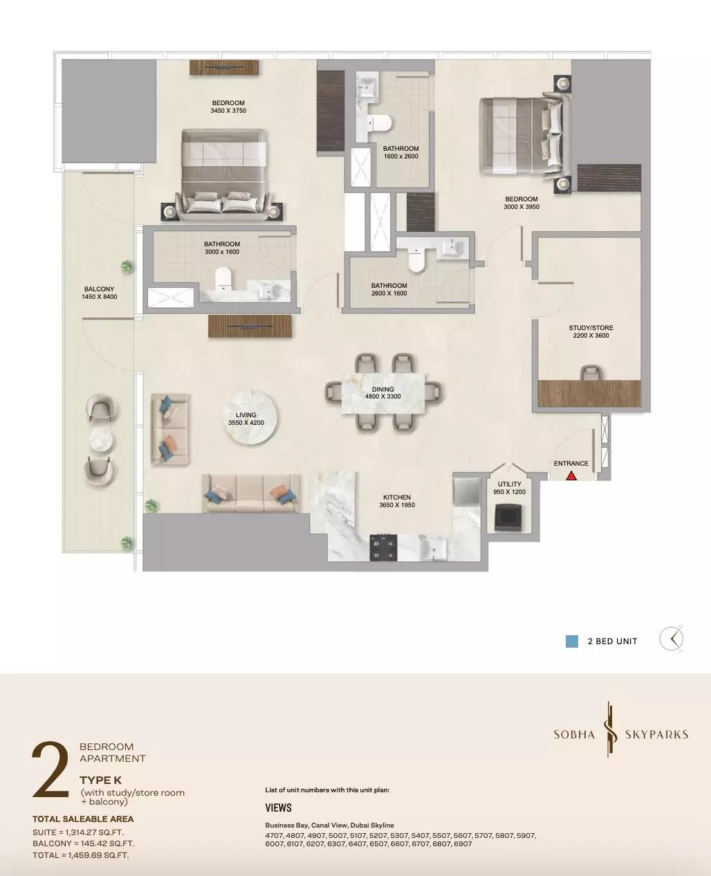 Floor plan Type K