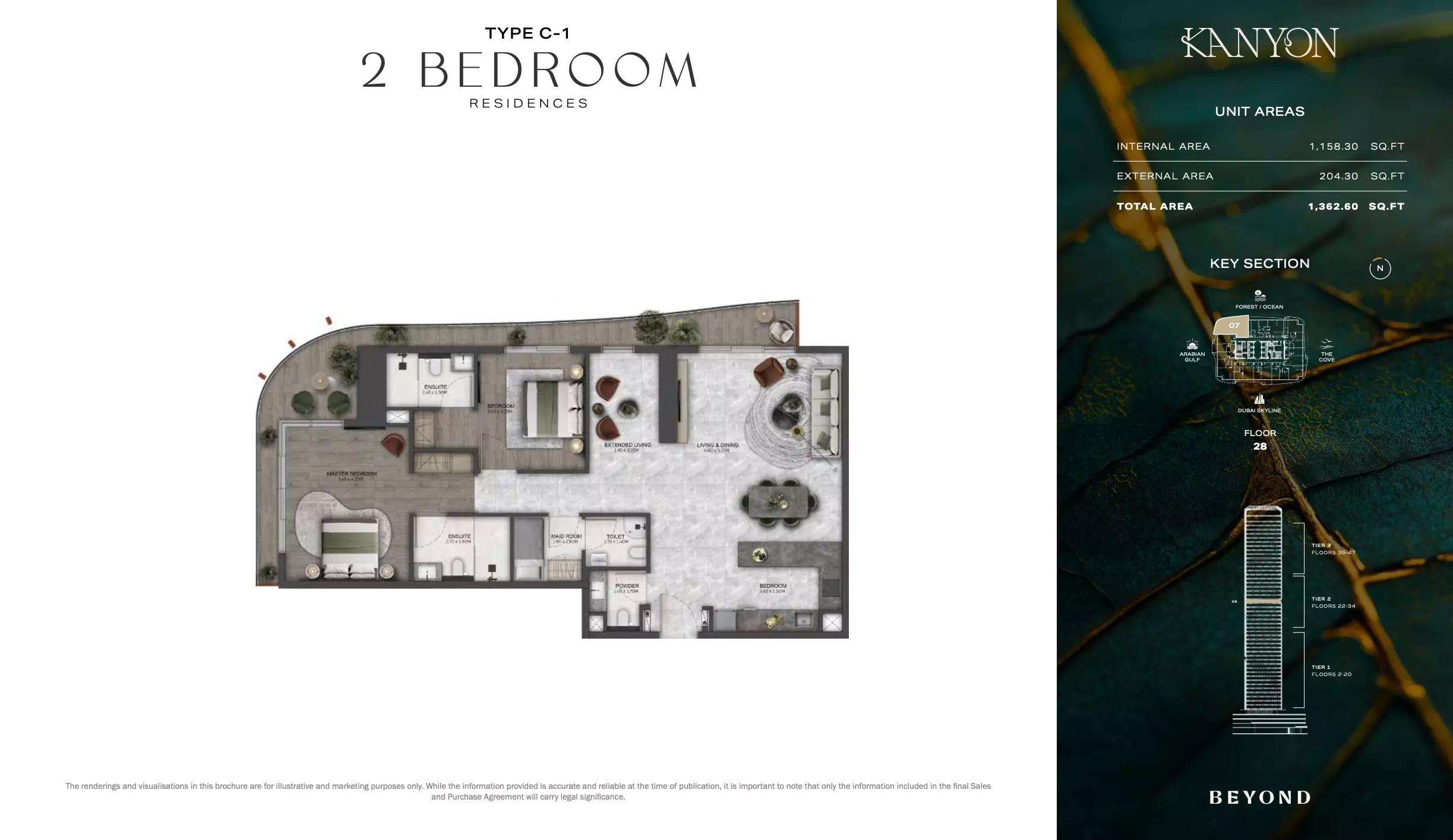 Floor plan Type C1