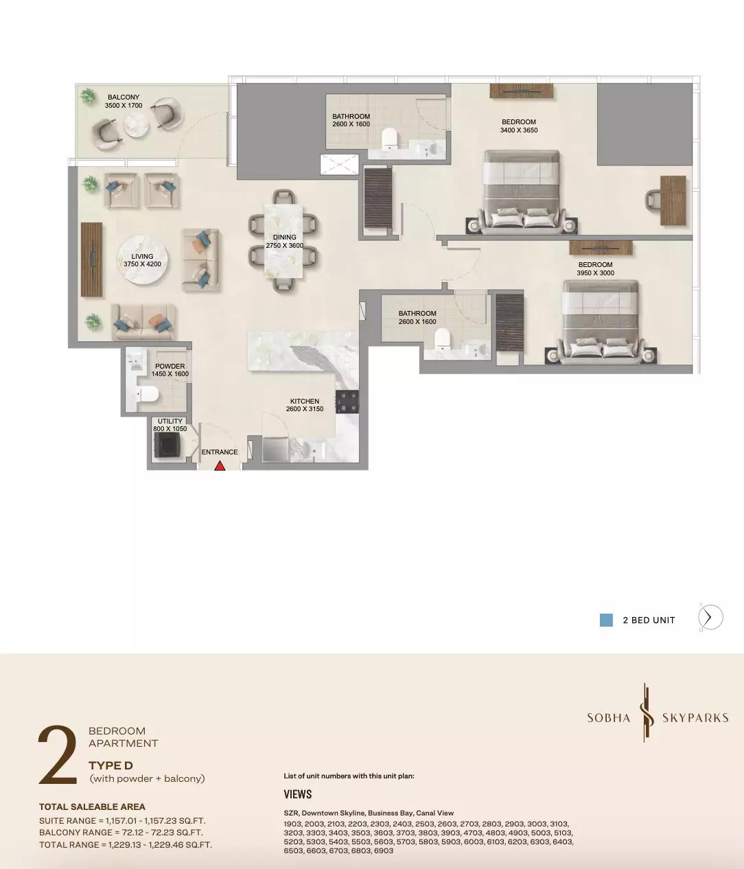Floor plan Type D