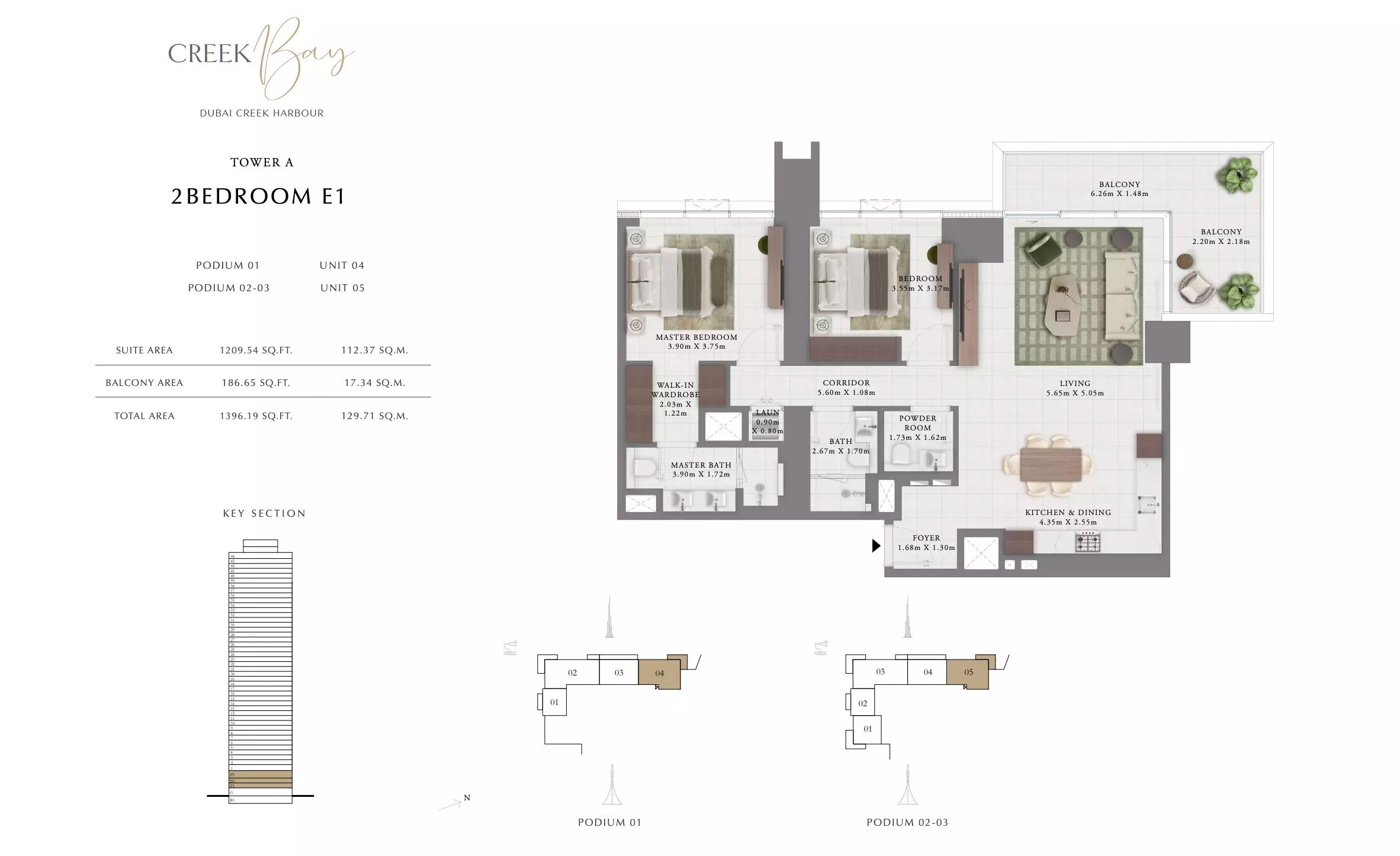Floor plan Type E1