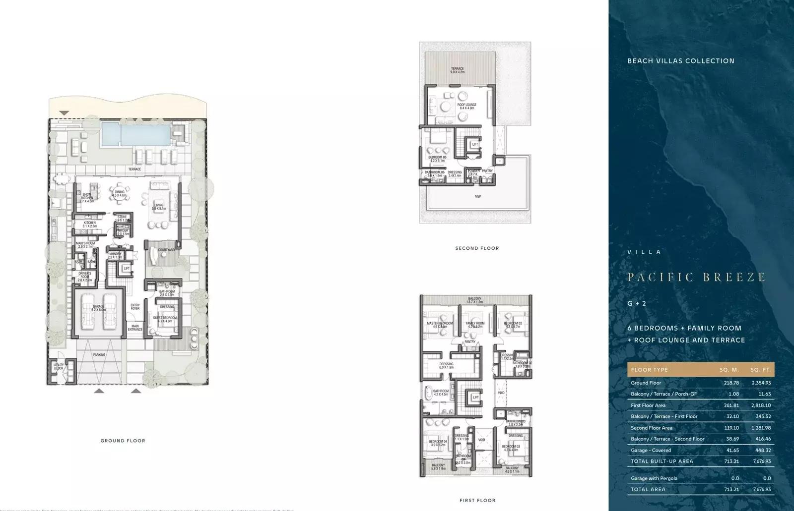 Floor plan Pacific Breeze
