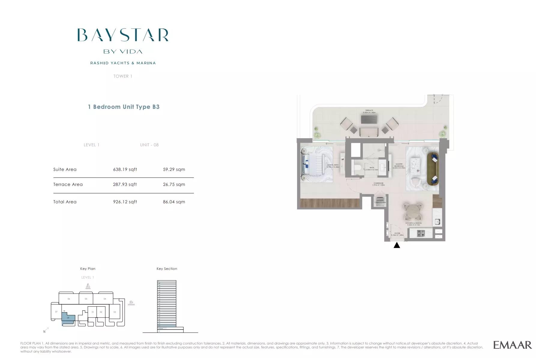 Floor plan Type B3