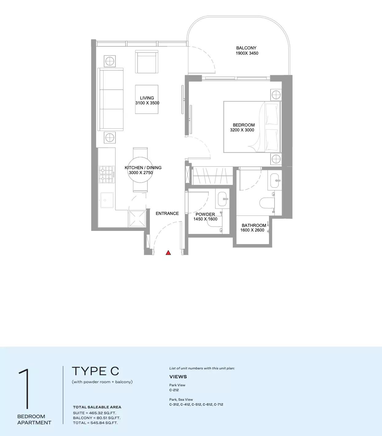 Floor plan Type C