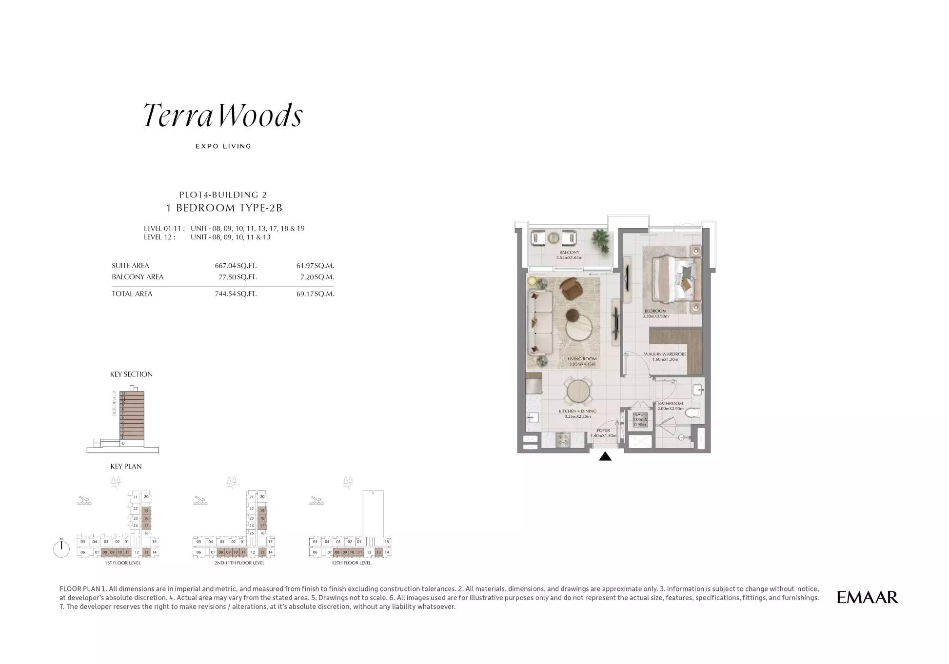 Floor plan Type 2-5-519