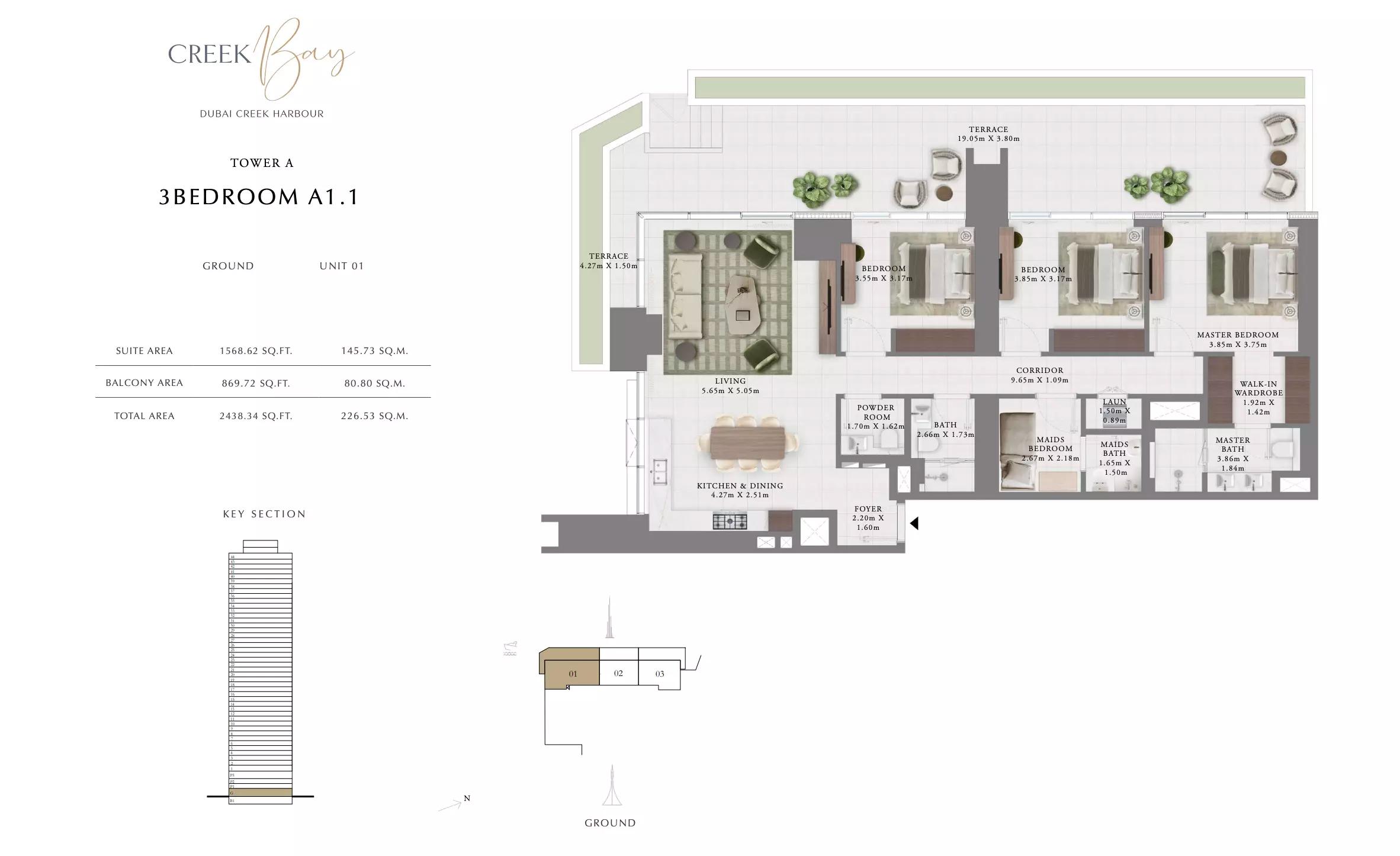 Floor plan Type A1.1