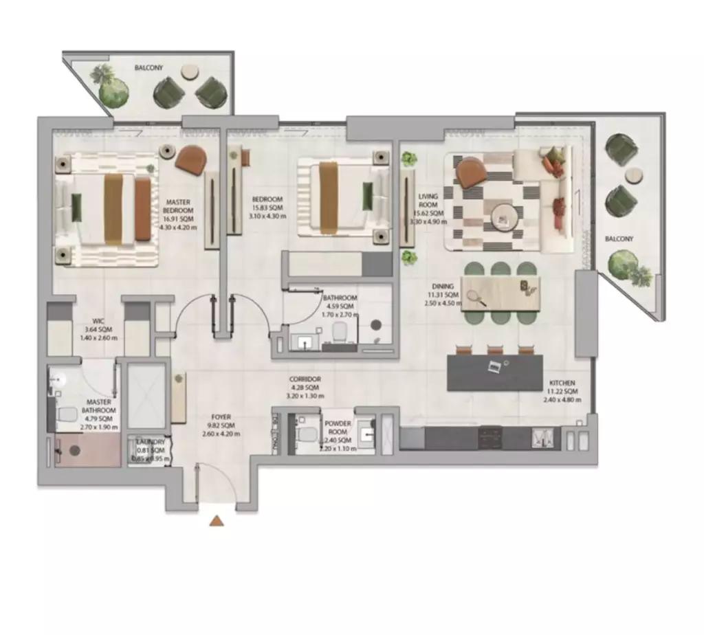 Floor plan Type A