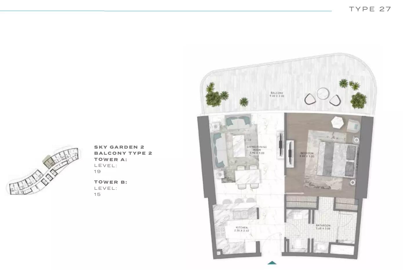 Floor plan Type 27
