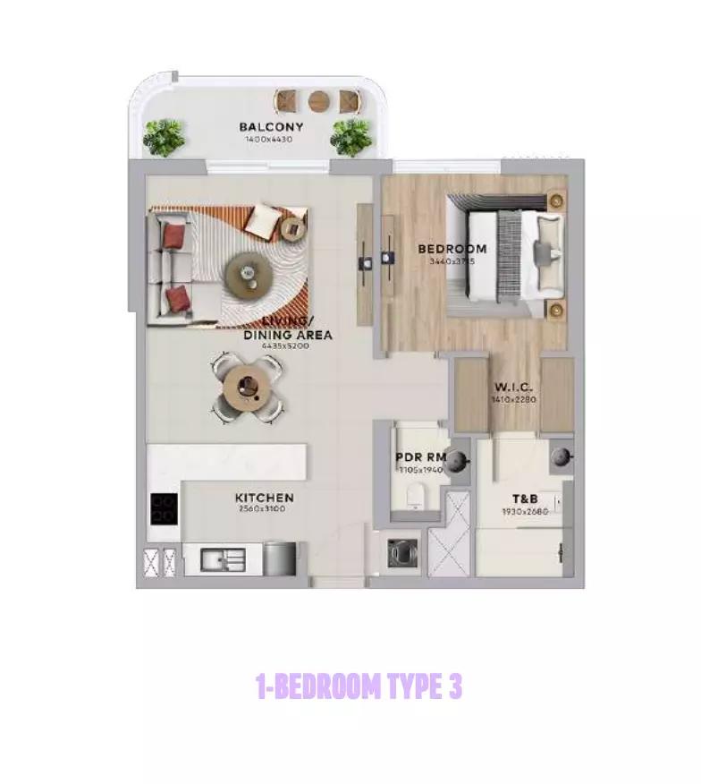Floor plan Type 3