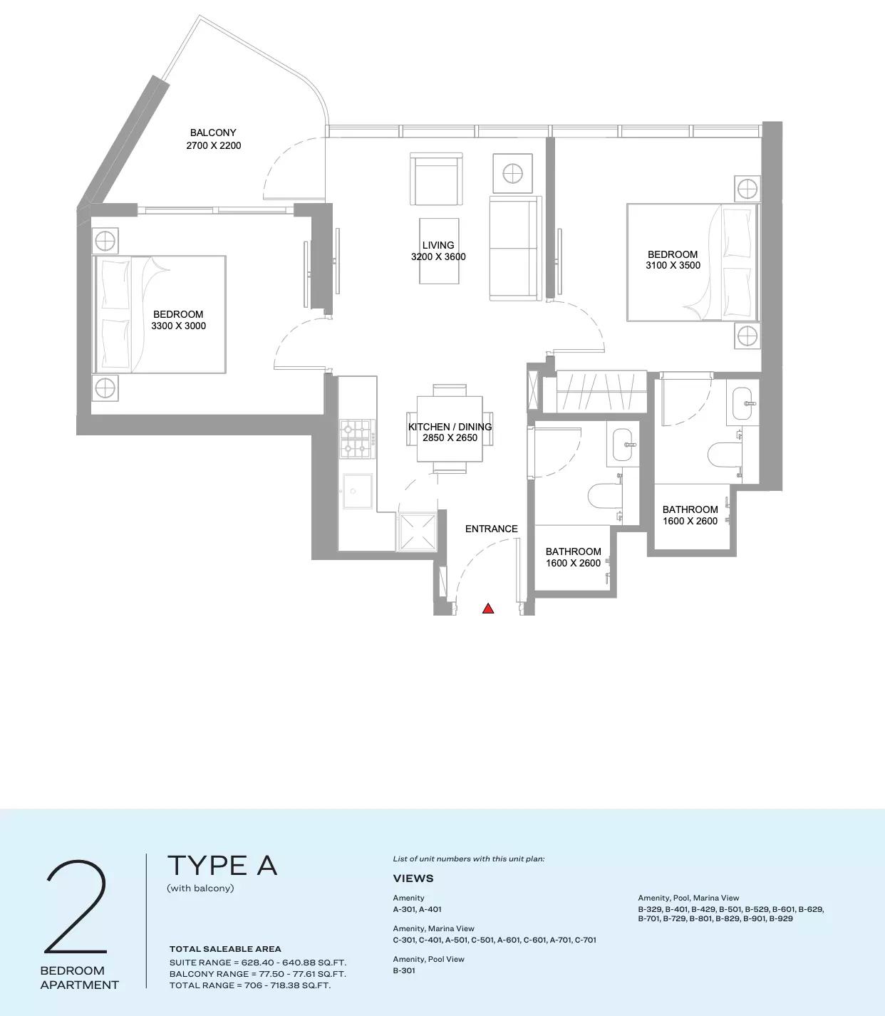 Floor plan Type A