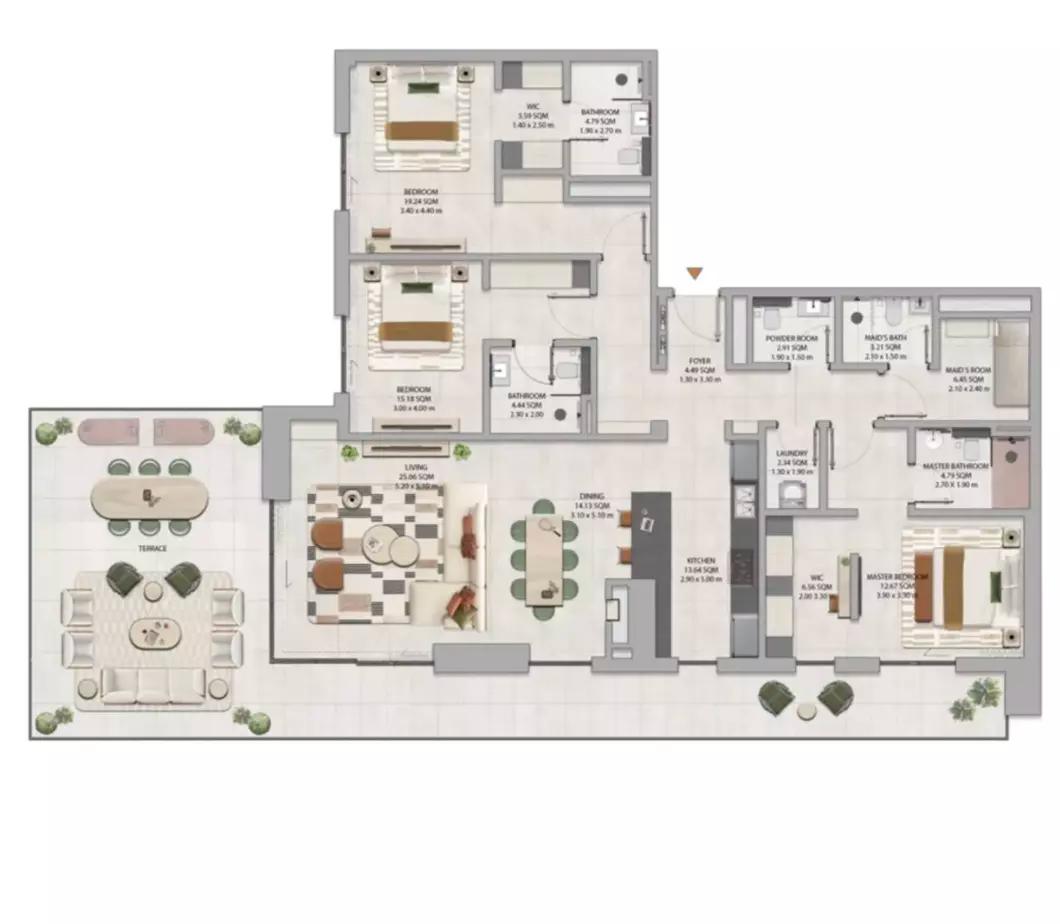 Floor plan Type B