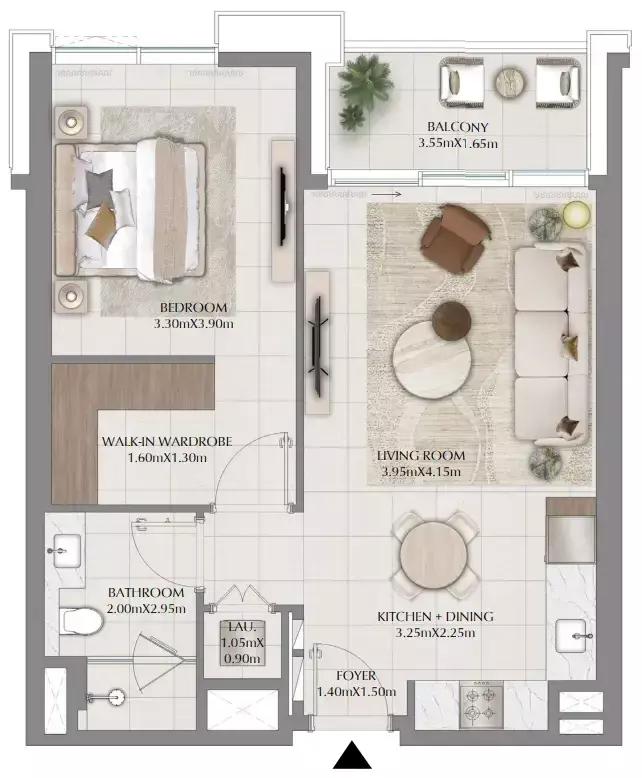 Floor plan Type 2-12-1214
